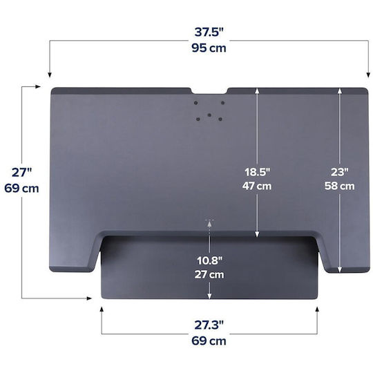 Ergotron Βάση Γραφείου Οθόνης έως 24" (33-406-085)
