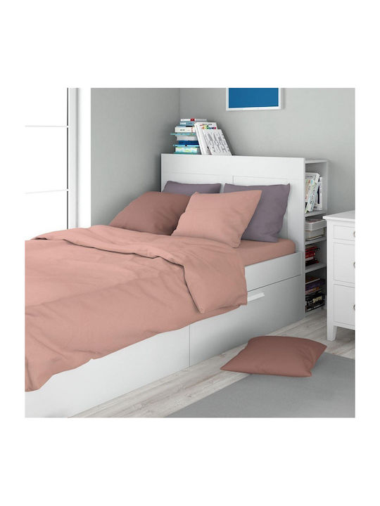 Dimcol Cearșaf Super dublu 220x240cm. Solid 503 Dusty Rose