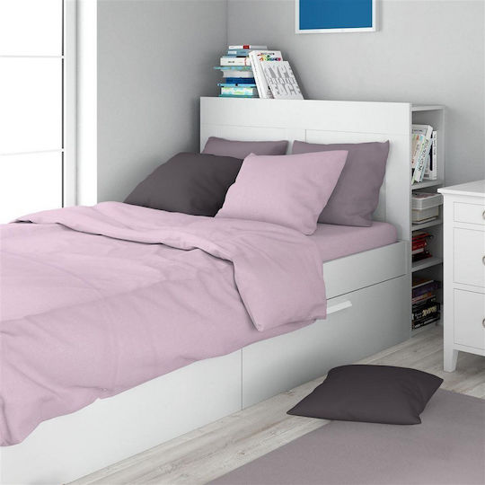 Dimcol Solid Υπέρδιπλο 220x240εκ. 506 Light Purple