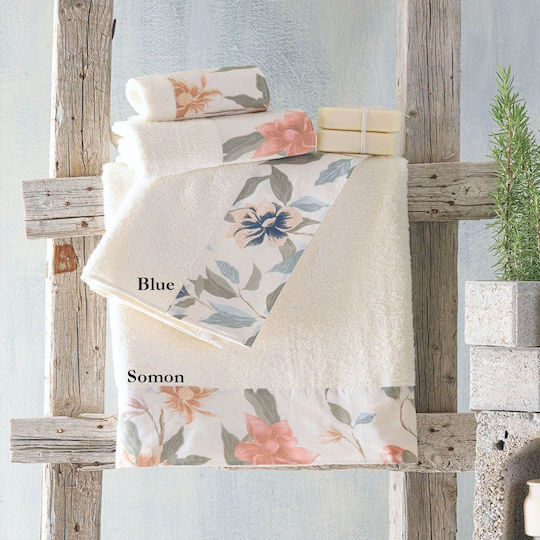 Rythmos Bath Towel Set 3pcs Ilina Salmon Weight 500gr/m²