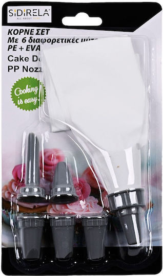 Sidirela Silicone Pastry Bags Set 10 Pieces E-2311