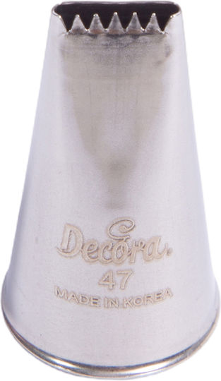 Decora Μύτη για Κορνέ Ζαχαροπλαστικής Μεταλλική 020.27.047
