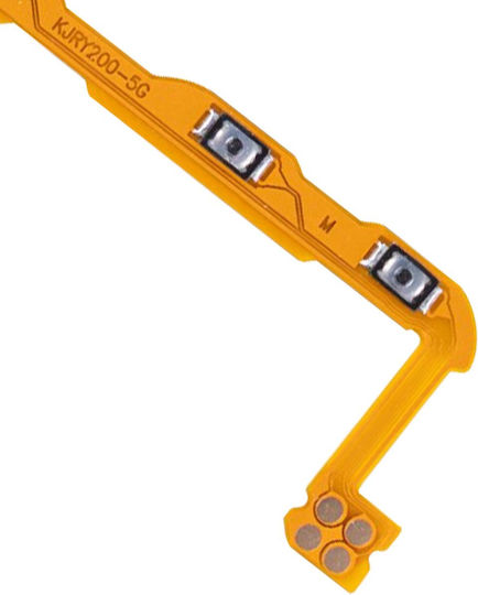 Clappio Power Volume Button Flex Cable Compatible Honor 200 Replacement Gold