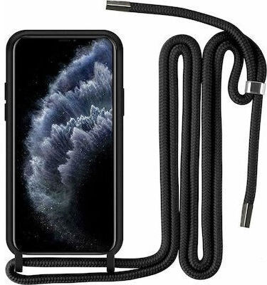 Back Cover Silicone with Strap Transparent (Redmi Note 8T)