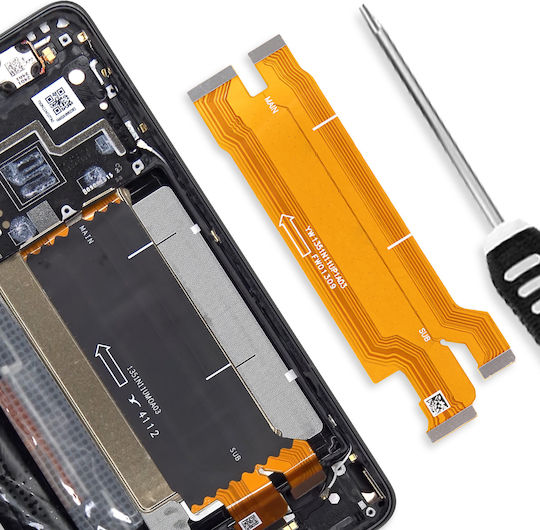 Clappio Motherboard Verbindung Flex Kabel Xiaomi Poco F6 Pro Hochwertiges Flex Connector Orange