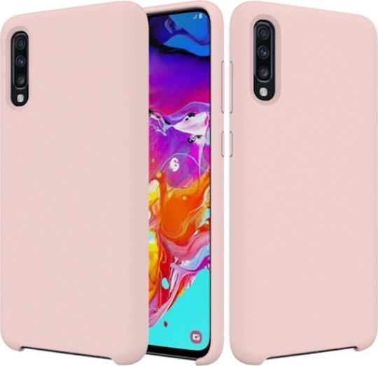 Hurtel Silky And Soft Back Cover Σιλικόνης Ροζ (Galaxy A70)