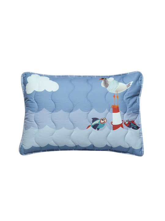 Kentia Kids Quilts Set Single with Pillowcase Balena Blue 160x240cm