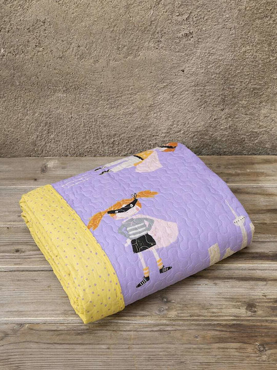 Nima Kids Quilts Single Super Girls Purple 160x240cm