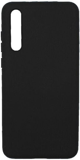 Soft Touch Back Cover Silicon Negru (Huawei P20 Pro)