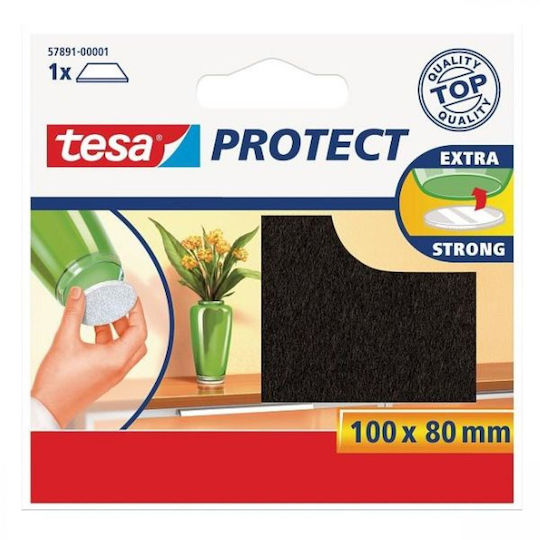 Tesa 57891 Square Felt with Sticker 100x80mm