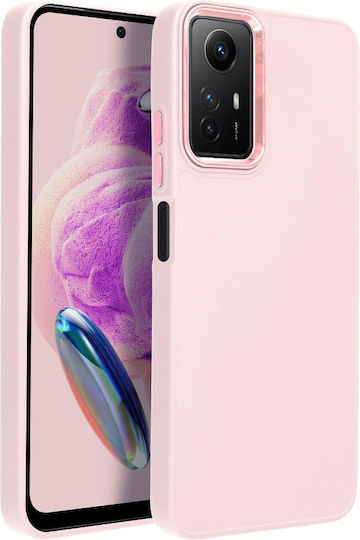 Frame Back Cover Σιλικόνης / Πλαστικό Ροζ (Redmi Note 12S)