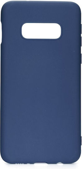 Hurtel Soft Flexible Rubber Back Cover Silicon Albastru (Galaxy S10)