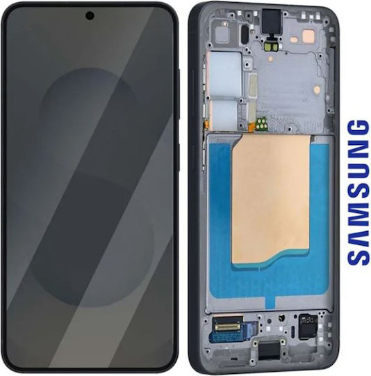 Samsung Original Full Screen Samsung Galaxy S25 Lcd Panel Glass Chassis Black