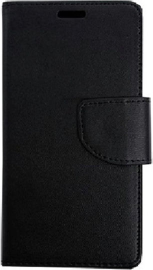 Book Δερματίνης Μαύρο (Huawei P30 Pro)