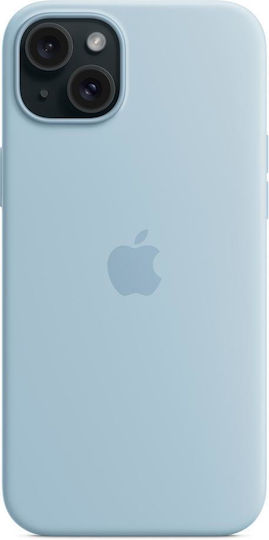 Apple Back Cover Silicone Light Blue (iPhone 15 Plus)