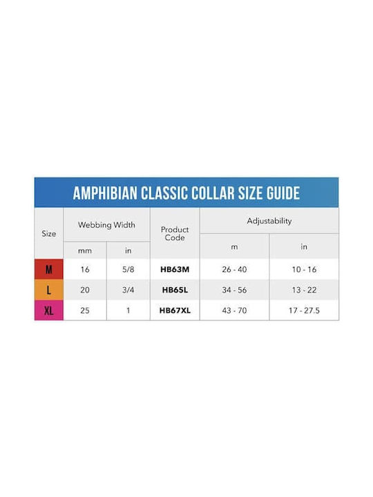 Zgarda Clasică Amfibiană Rogz Albastră Impermeabilă pentru Câini Albastră Xlarge