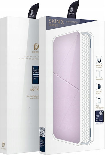 Dux Ducis Skin X Book Δερματίνης Ροζ (Galaxy S22+ 5G)