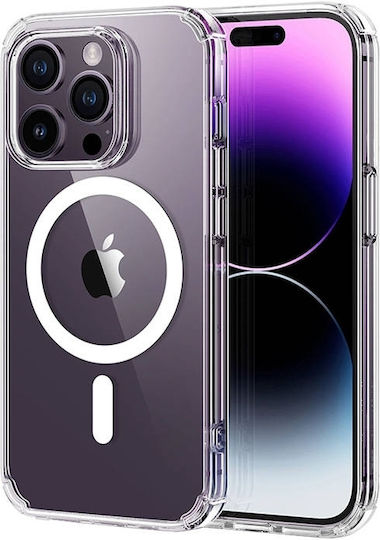 ESR Krystec Halolock Magsafe Back Cover Σιλικόνης Διάφανο (iPhone 14 Pro Max)