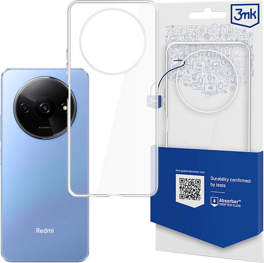 3MK Redmi Back Cover Plastic / Silicone 1.2mm Transparent (Xiaomi Redmi A3)
