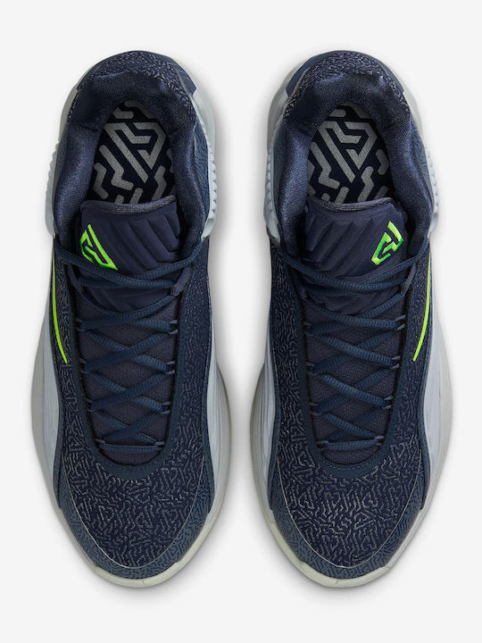Giannis Freak 7 High Basketball Shoes Thunder Blue / Wolf Grey / Midnight Navy / Phantom