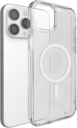 SBS Back Cover Silicon Transparent (iPhone 15 Pro Max)