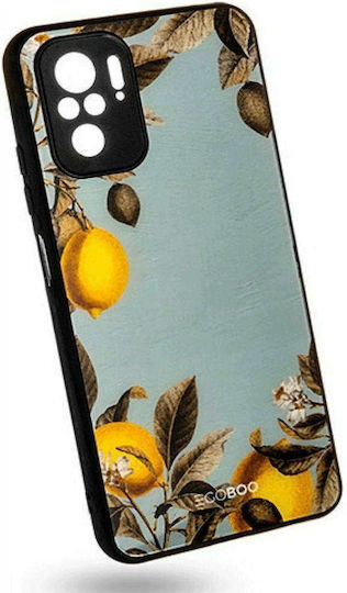 Egoboo Glass Back Cover Σιλικόνης Πολύχρωμο (Redmi Note 10 / 10s / Poco M5s)