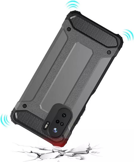 Hurtel Hybrid Armor Back Cover Plastic 2mm Gold (Poco F3 / Mi 11i)