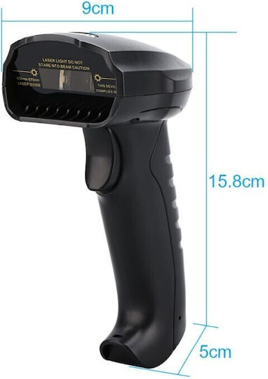 BP Handheld-Scanner Drahtlos mit 1D-Barcode-Lesefunktion
