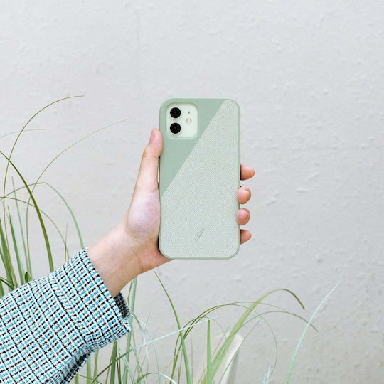 Native Union Clic Canvas Задна корица Текстил Градински чай (iPhone 12 mini)