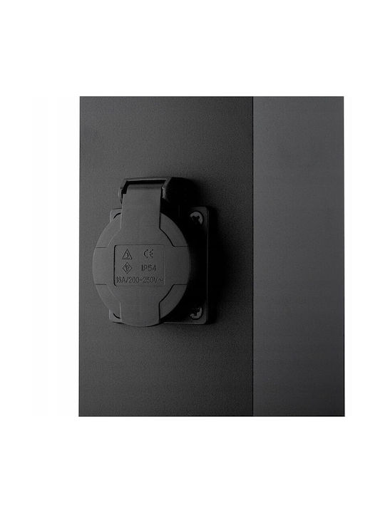 Masterled Φωτιστικό Δαπέδου Εξωτερικού Χώρου 60W IP54 για Ντουί E27 Μαύρο