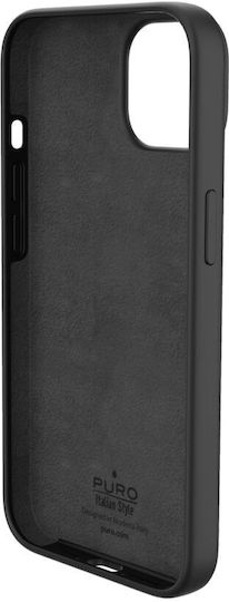 Puro Back Cover Σιλικόνης Μαύρο (iPhone 14)