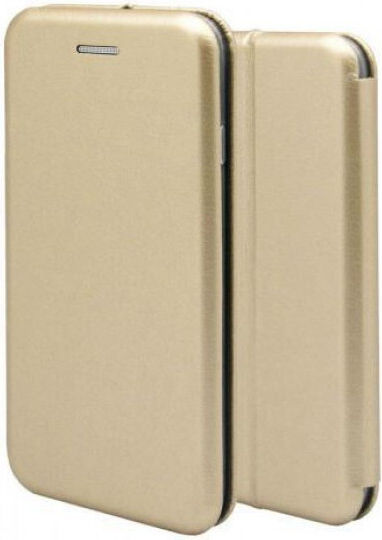 Forcell Elegance Книга Изкуствена кожа Златист (Redmi 7A)