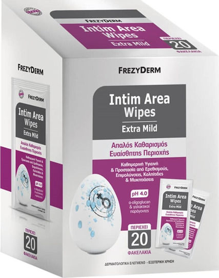 Frezyderm Intim Area Wipes Extra Mild pH 4 Tücher