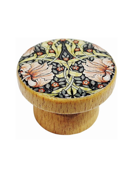 ACM Knob Furniture made of Wooden Natural wood 12015-000-BRZ2 1pcs