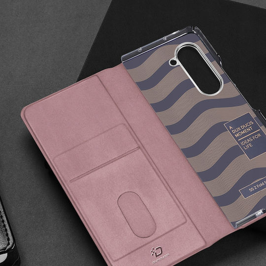 Dux Ducis Bril Brieftasche Leder Rosa (Galaxy Z Fold5)