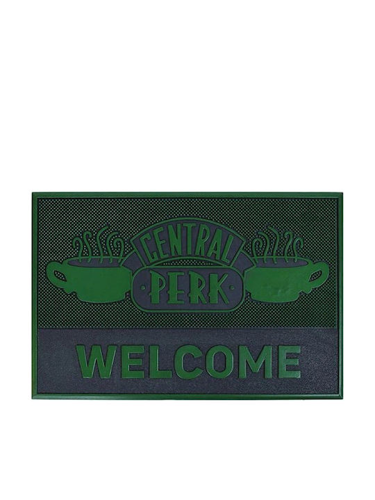 Pyramid International Fußmatte Rutschfest aus Gummi Central Perk Gray 40x60cm