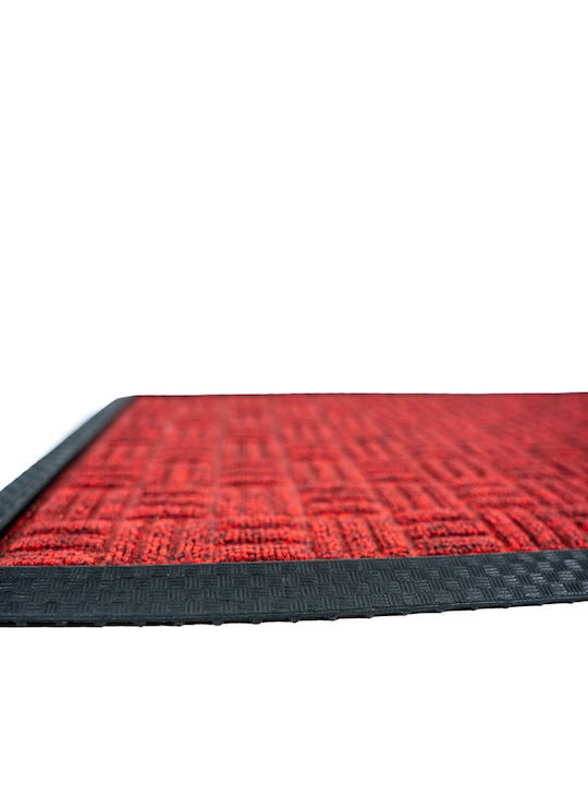 Sdim Entrance Mat Carpet with Anti-slip Backing Supreme 001 Red 40x60cm Thickness 12mm