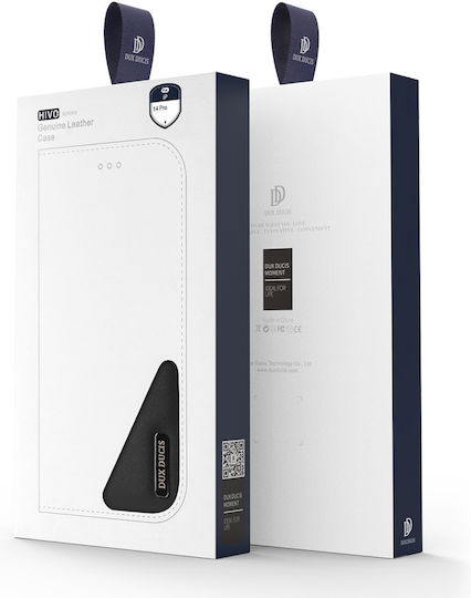 Dux Ducis Hivo Brieftasche Leder Rot (iPhone 14 Pro)