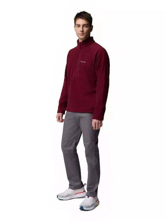 Fast Trek Iii Half Sweater Long Sleeve Burgundy