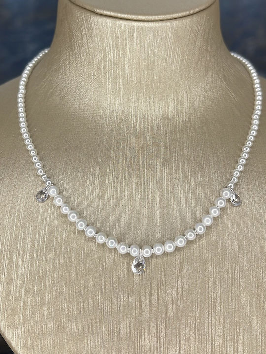 Charm aus Silber mit Perlen