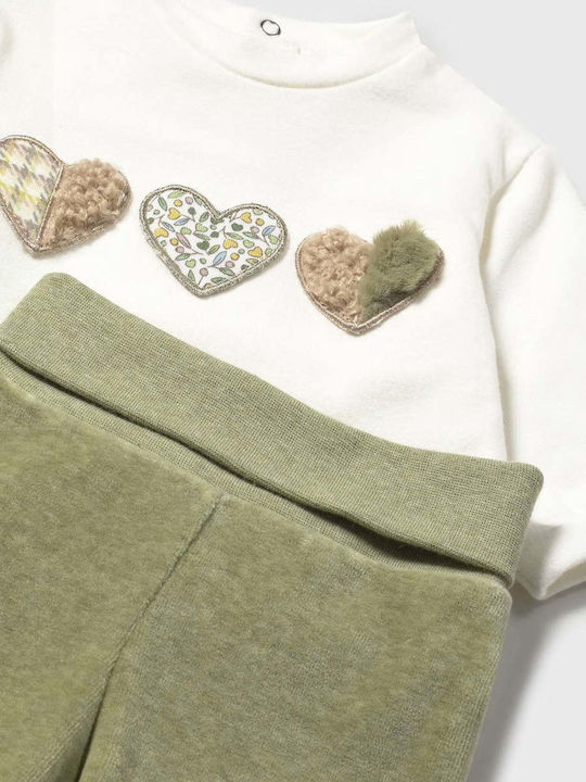 Kids' Set with Leggings Winter 2pcs Khaki