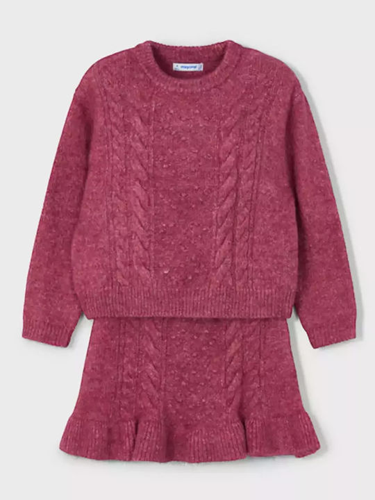 Kinder-Set mit Rock Winter 2Stück Cherry