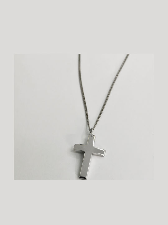 Aris Dentopoulos Jewellery Men's Cross from Silver with Chain
