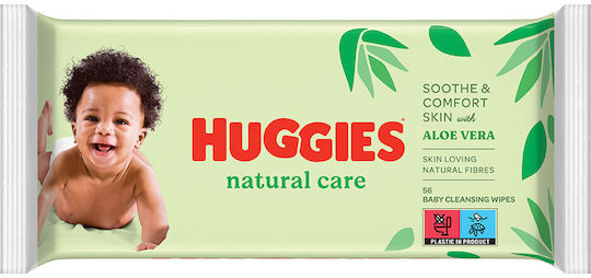 Natural Care Бебешки кърпички 56бр