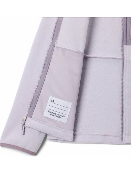 Kinderstrickjacke Fleece Lavender Pearl, Shale Purple Fast Trek