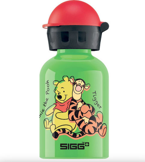 Sigg Winnie The Pooh Детска Бутилка За Вода Алуминий Зелена 300ml