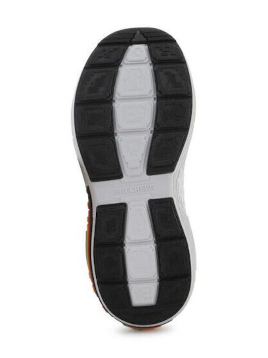 Kids Sneakers with Hoop & Loop Closure Orange