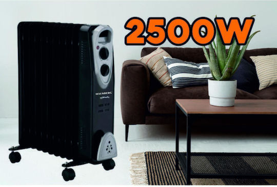 Hausberg HB8911NG Καλοριφέρ Λαδιού με 11 Φέτες 2500W