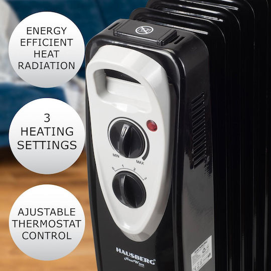Hausberg HB8913NG Καλοριφέρ Λαδιού με 13 Φέτες 2500W