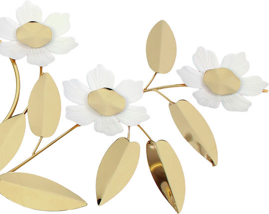 Keskor Wall Clock Metallic Gold 117x53cm